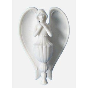 Angel White Porcelain Christmas Ornament Decor